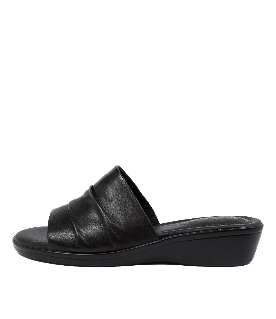 Buy Hush Puppies Carly Hp Black Sandals Online Shoe Trove