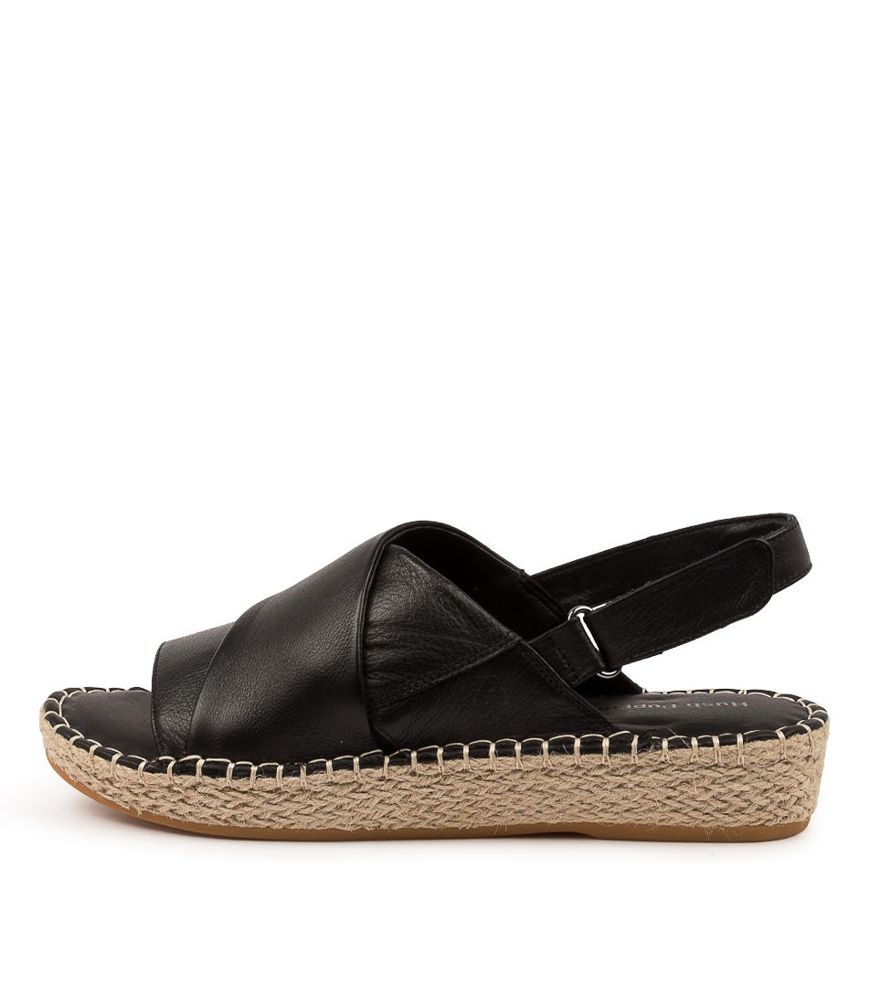 Buy Hush Puppies Birch Hp Black Flat Sandals Online Shoe Trove