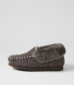 SHAGGY M HP DARK GREY SUEDE