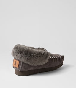 SHAGGY M HP DARK GREY SUEDE