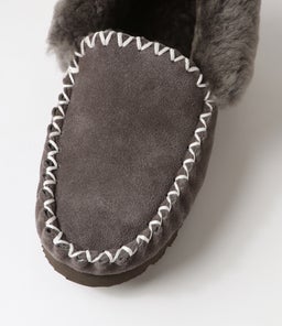 SHAGGY M HP DARK GREY SUEDE