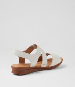 302096 NESSA HP WHITE LEATHER