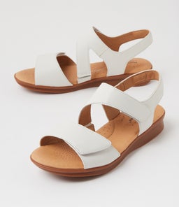 302096 NESSA HP WHITE LEATHER