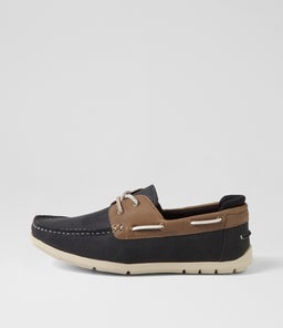 FLOOD HP BLACK TAUPE OILED LEATHER