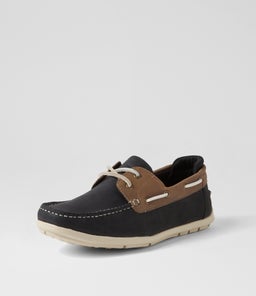 FLOOD HP BLACK TAUPE OILED LEATHER