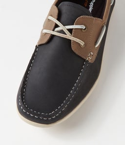 FLOOD HP BLACK TAUPE OILED LEATHER