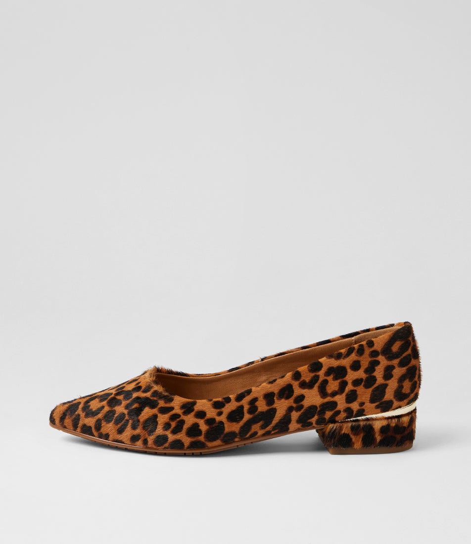 Adria Leopard Pony Heels