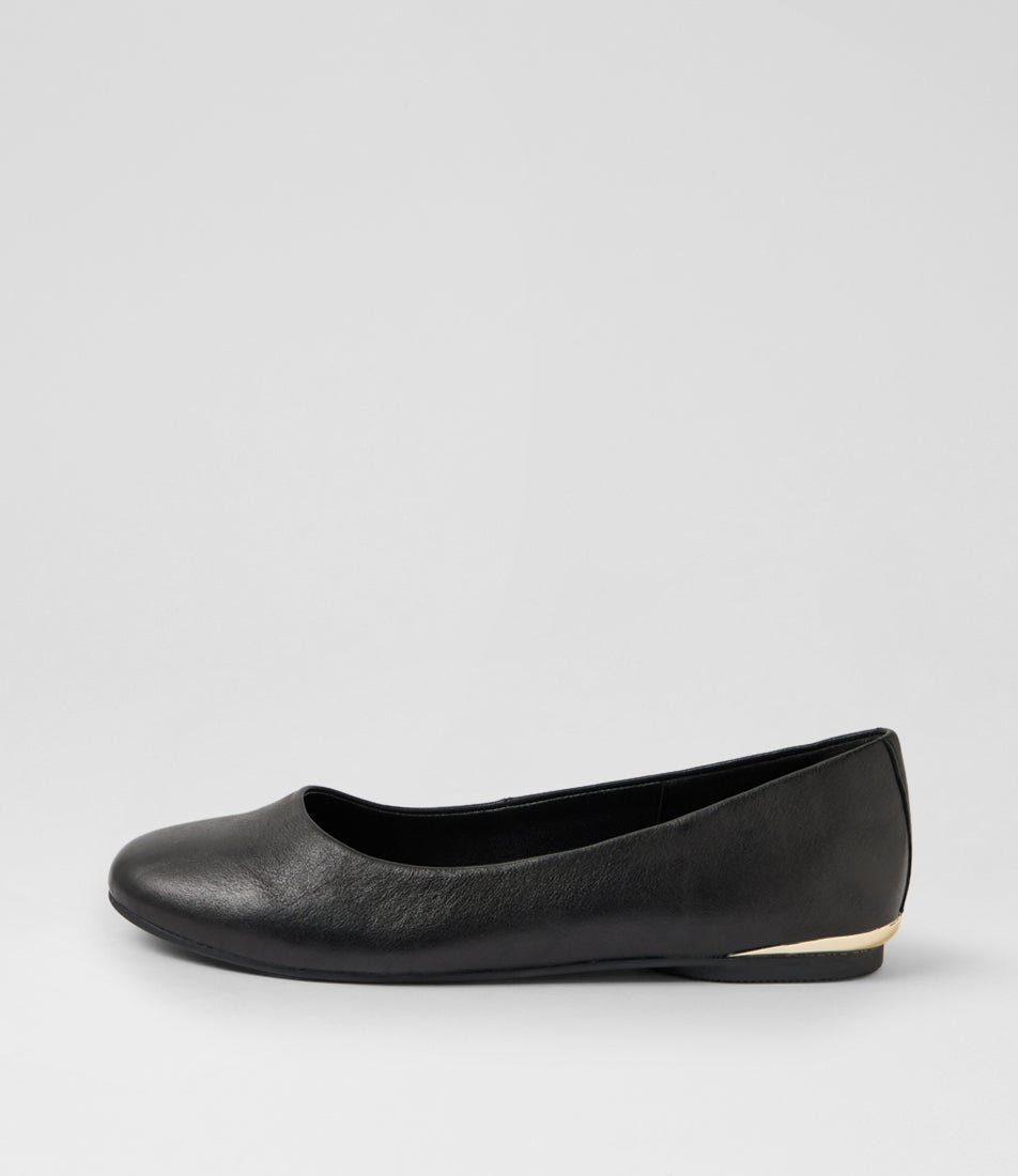 Blythe Black Leather Ballet Flats Blythe Black Leather Ballet Flats