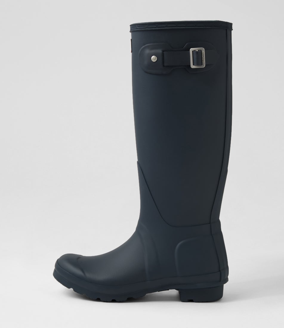 Original Tall Navy Rubber Knee High Boots
