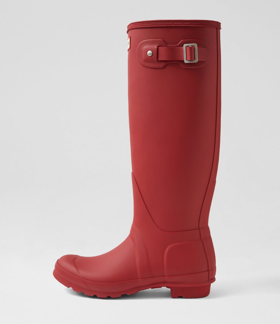 Original Tall Red Rubber Knee High Boots