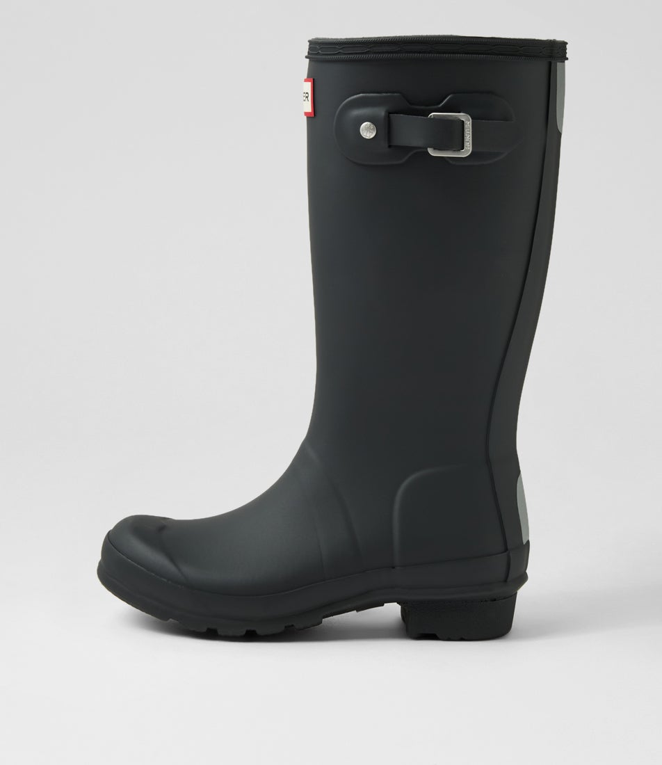 Kids Originals Black Rubber Calf Boots
