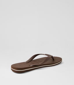 RUBBER LOGO HV BROWN RUBBER