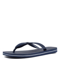RUBBER LOGO HV NAVY BLUE WHITE RUBBER