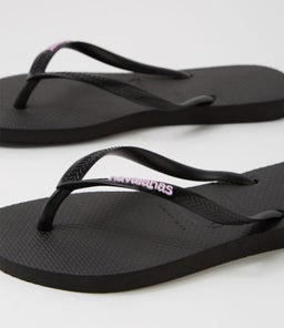 SLIM RUBBER LOGO HV BLACK LILAC RUBBER