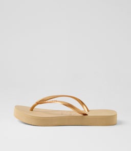 SLIM FLATFORM HV GOLDEN RUBBER