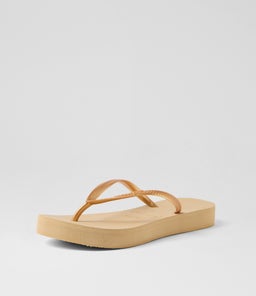 SLIM FLATFORM HV GOLDEN RUBBER