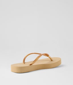 SLIM FLATFORM HV GOLDEN RUBBER