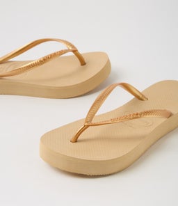 SLIM FLATFORM HV GOLDEN RUBBER