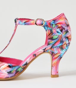 MARIE BRIGHT SWIRL PATENT PU