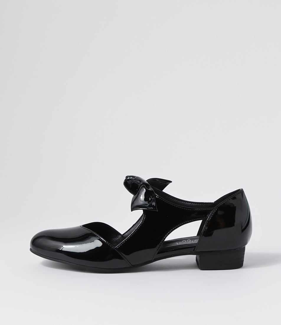 Estella Black Patent Pu Flat Shoes Estella Black Patent Pu Flat Shoes