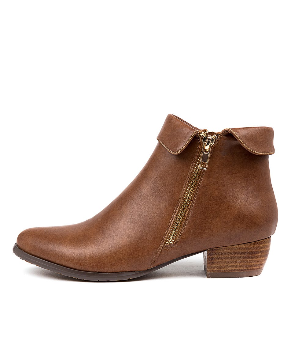 Buy I Love Billy Tashele Dk Tan Ankle Boots online with free shipping