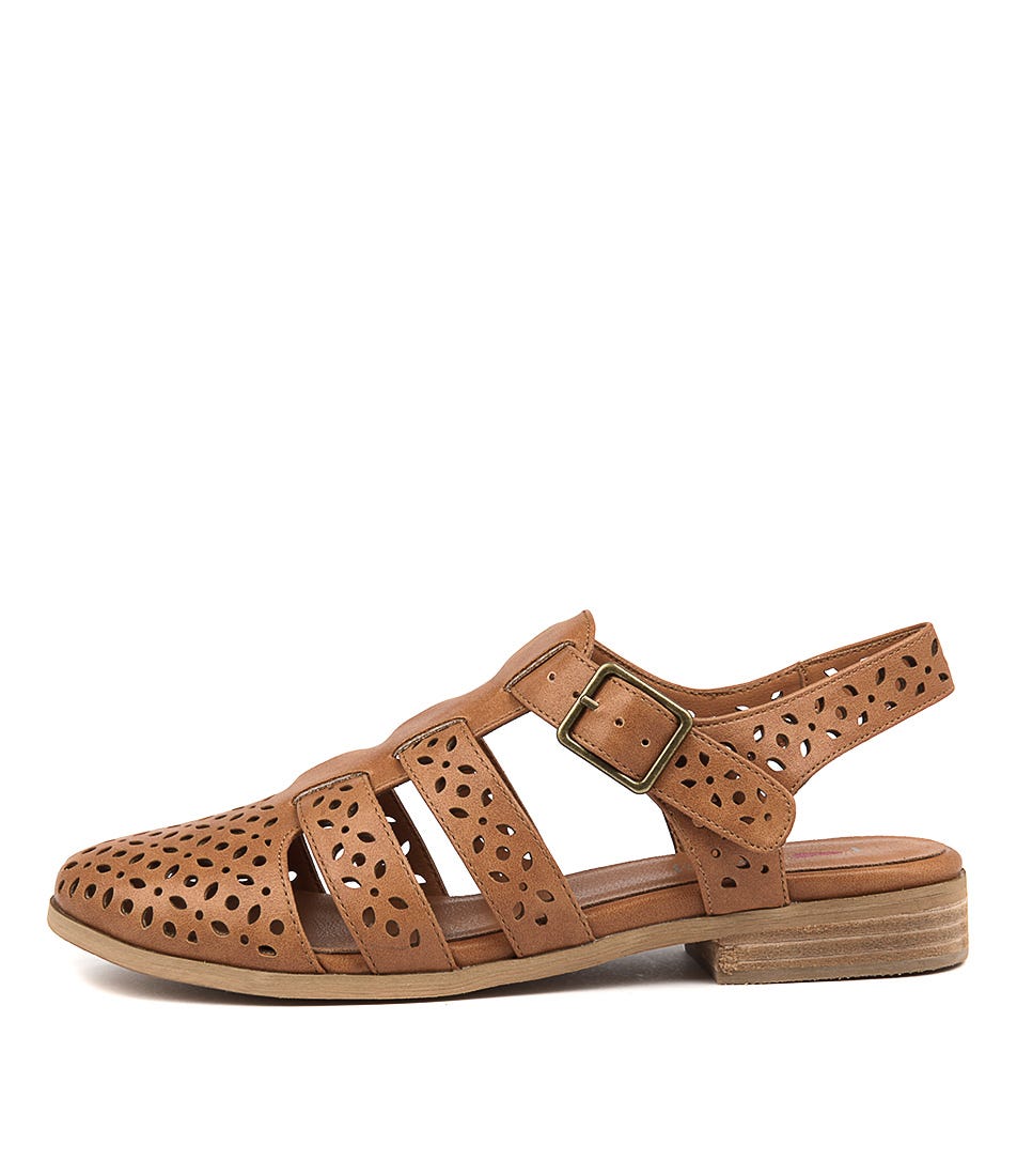 Buy I Love Billy Quandrys Tan Flats online with free shipping