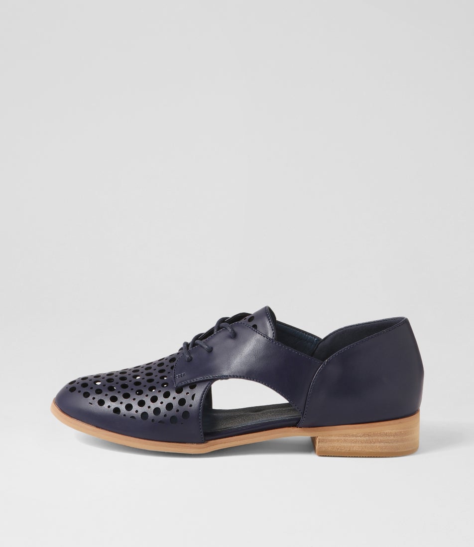 Quietly Navy Flat Shoes