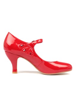 MENDY RED PATENT PU