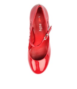 MENDY RED PATENT PU