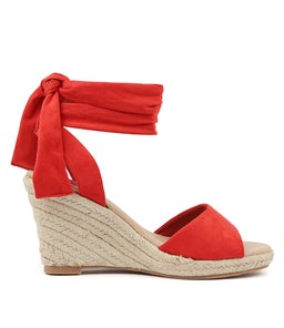 WILFORD RED MICROSUEDE