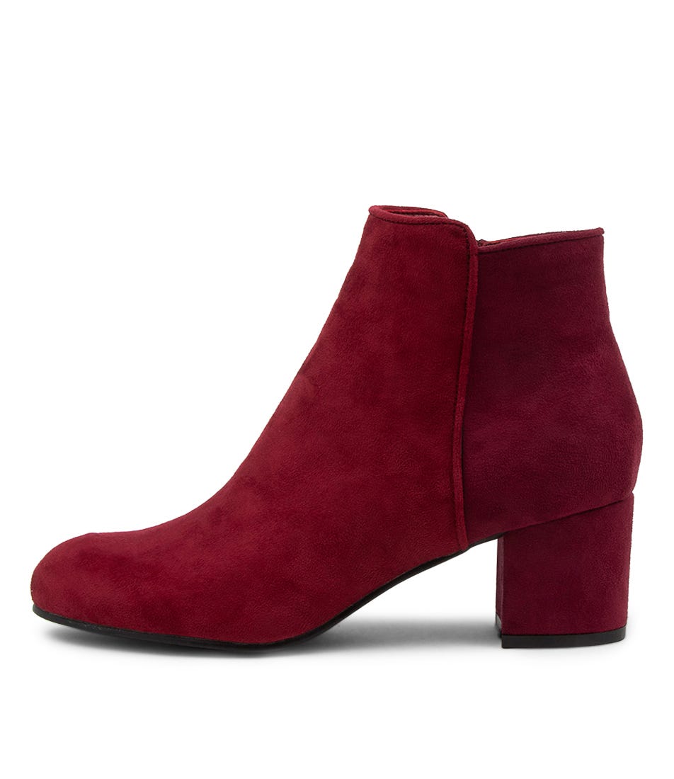 Buy I Love Billy Karda Wine Pinot Ankle Boots online with free shipping