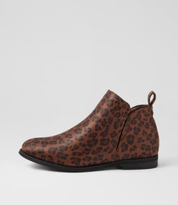 FANDA IL BROWN LEOPARD MICROSUEDE