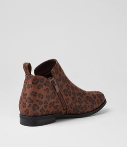 FANDA IL BROWN LEOPARD MICROSUEDE