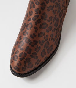 FANDA IL BROWN LEOPARD MICROSUEDE