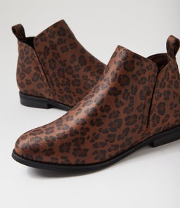 FANDA IL BROWN LEOPARD MICROSUEDE