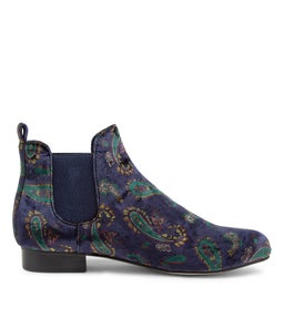 ENDALE IL NAVY PAISLEY VELVET