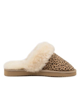 TOASTY IL LEOPARD CREAM LEATHER FUR