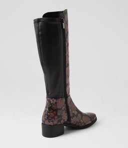 TELLI2 IL BLACK FLORAL SMOOTH STRETCH SMOOTH