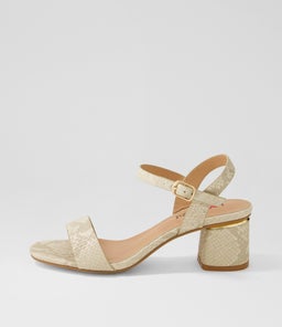 HEYYO IL BEIGE SNAKE METALLIC SMOOTH