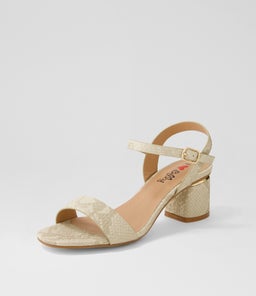 HEYYO IL BEIGE SNAKE METALLIC SMOOTH