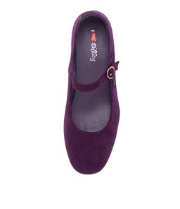YEATS IL EGGPLANT MICROSUEDE