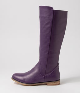 Faraday Purple Knee High Boots Faraday Purple Knee High Boots