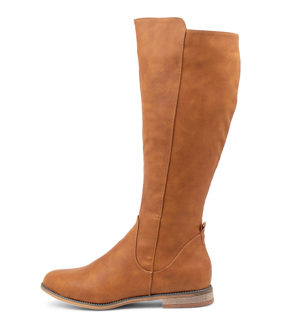 Faraday Tan Knee High Boots Faraday Tan Knee High Boots
