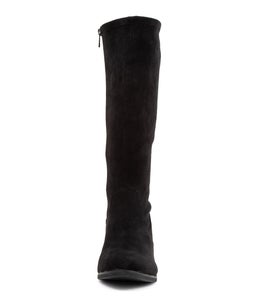 TENNER IL BLACK STRETCH MICROSUEDE