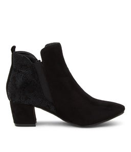 HESTA IL BLACK MICROSUEDE