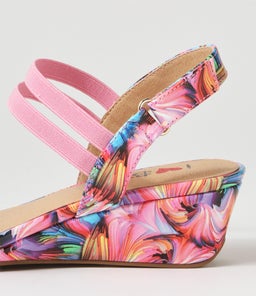 BRASETO IL BRIGHT SCRIBBLE PATENT PU