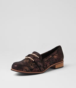 HISHO IL BRONZE PRINT MICROSUEDE
