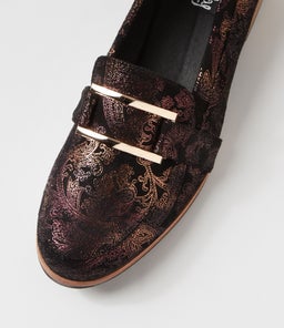 HISHO IL BRONZE PRINT MICROSUEDE