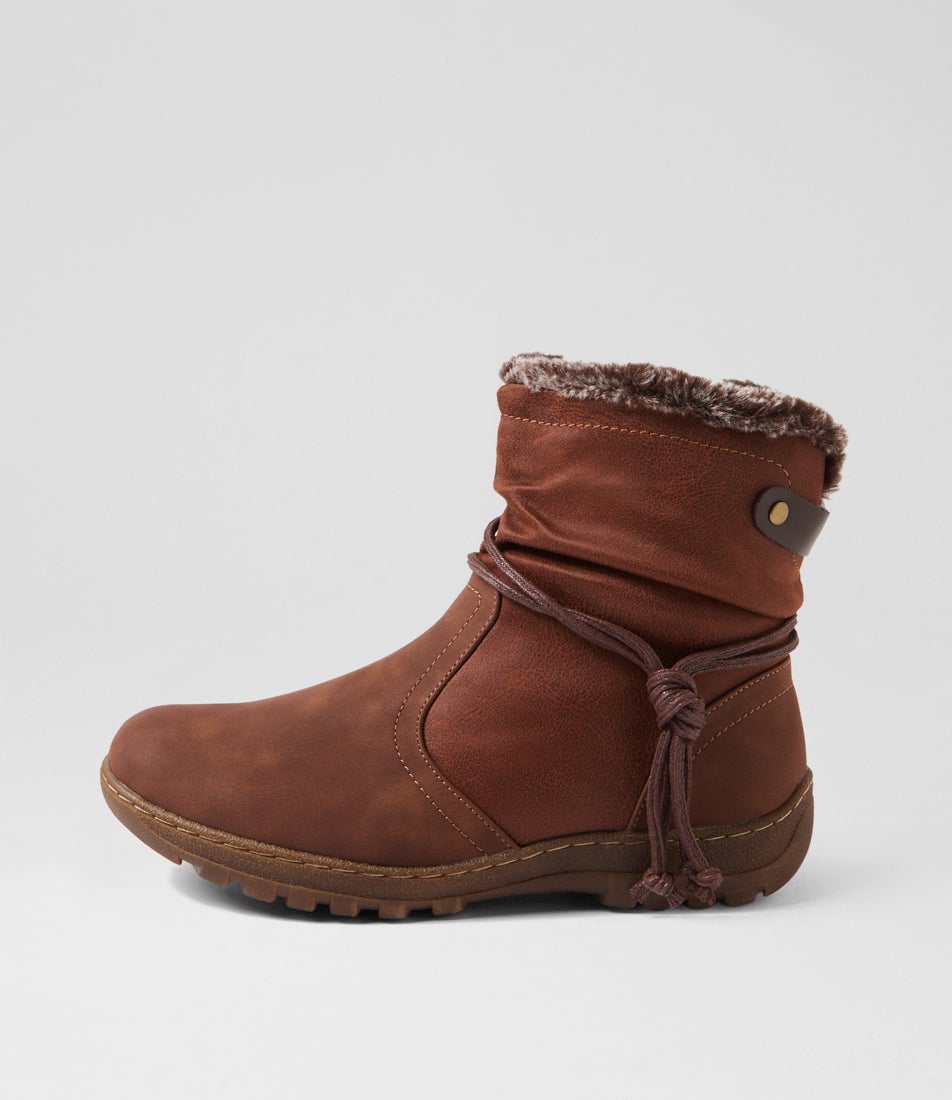 Duzzel Tan Multi Ankle Boots Duzzel Tan Multi Ankle Boots