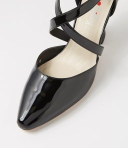 VILLEM IL BLACK PATENT PU